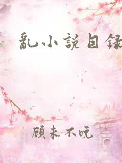 乱小说目录全文