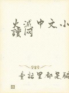 火灭中文小说阅读网