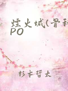 烟火城(骨科)PO