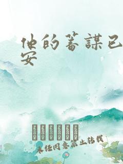 他的蓄谋已久南安