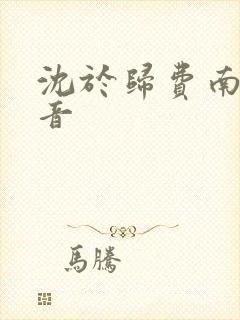 沈于归费南城抖音