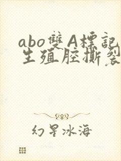 abo双A标记生殖腔撕裂