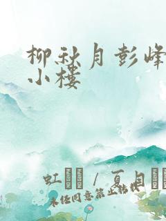 柳秋月彭峰月满小楼