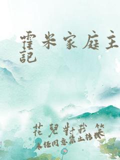 霍米家庭主妇日记