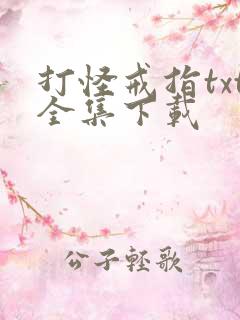 打怪戒指txt全集下载