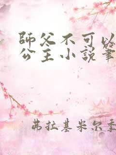 师父不可以灵犀公主小说笔趣