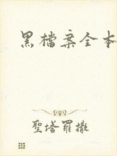 黑档案全本