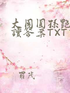 大团圆孙艳梅阅读答案TXT下载