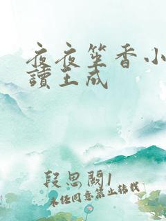 夜夜笙香小说阅读王成