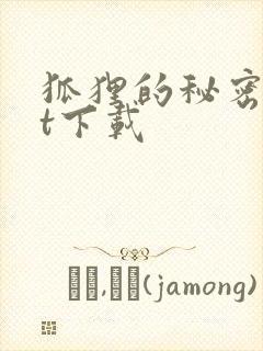 狐狸的秘密txt下载