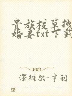 贵族校草拽拽未婚妻txt下载
