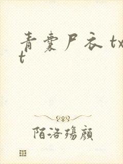 青囊尸衣 txt