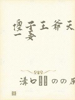 傻子王爷天下第一妾