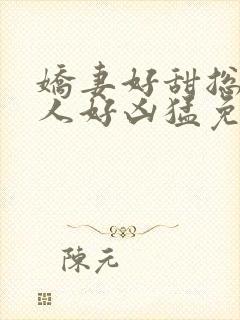 娇妻好甜总裁大人好凶猛免费小说