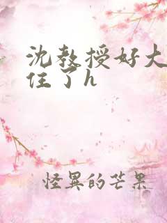 沈教授好大含不住了h