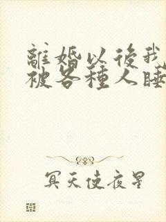 离婚以后我天天被各种人睡