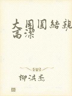 大团圆结亲情会高洁