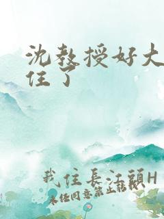 沈教授好大含不住了