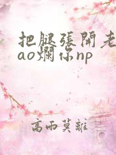 把腿张开老子cao烂你np