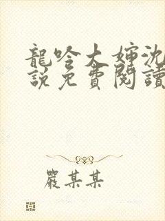 龙吟大婶沈浩小说免费阅读笔趣阁