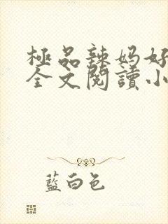 极品辣妈好v5全文阅读小说