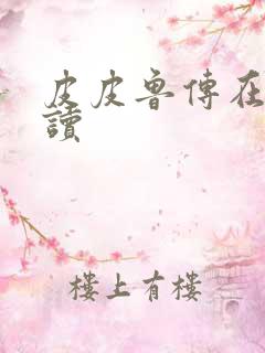 皮皮鲁传在线阅读