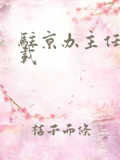 驻京办主任 下载