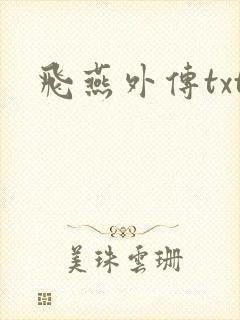 飞燕外传txt