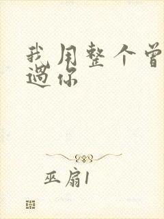 我用整个曾经爱过你