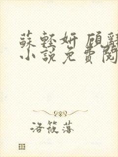 苏轻妍 顾辞笙小说免费阅读