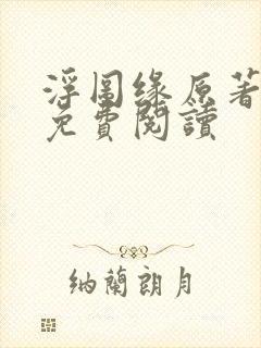 浮图缘原著小说免费阅读