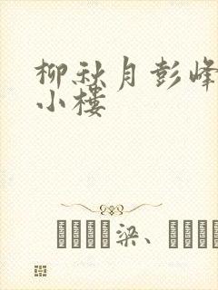 柳秋月彭峰月满小楼