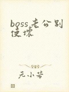 boss老公别使坏