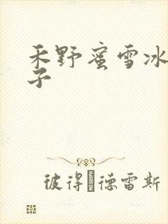 禾野蜜雪冰城本子