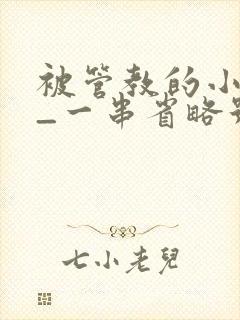 被管教的小美人_一串省略号_