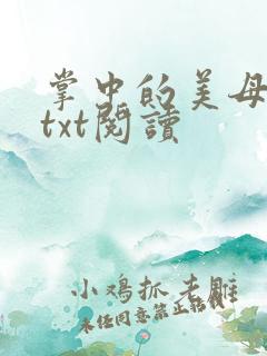 掌中的美母版主txt阅读