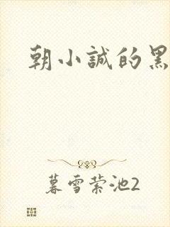 朝小诚的黑白