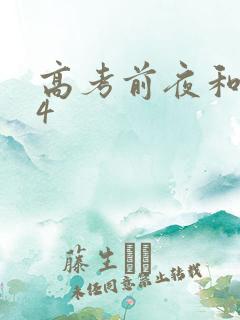 高考前夜和儿子4