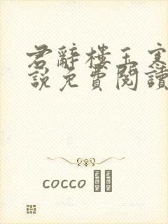 君辞楼玉寒的小说免费阅读