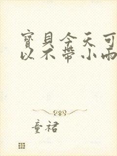 宝贝今天可不可以不带小雨伞