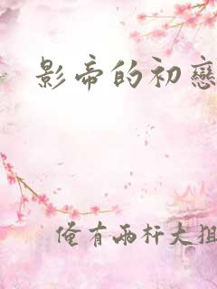 影帝的初恋
