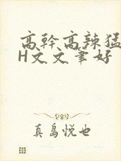 高干高辣猛高辣H文文笔好