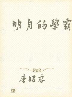 明月的学霸男友