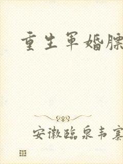 重生军婚膘悍妻