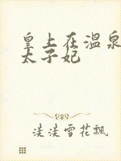 皇上在温泉要了太子妃