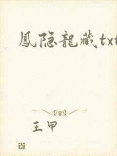 凤隐龙藏txt