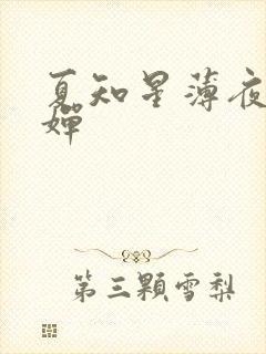 夏知星薄夜宸何婵