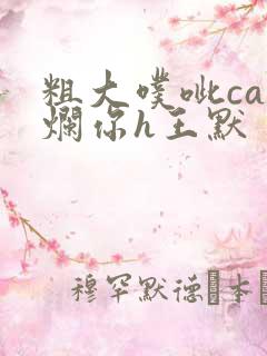 粗大噗呲cao烂你h王默