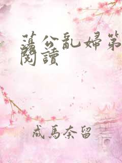 荡公乱妇第二部阅读