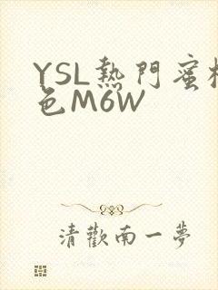 YSL热门蜜桃色M6W